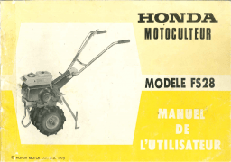 Honda FS28 Manuel utilisateur