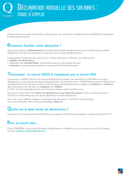 Déclaration annuelle des salaires : Mode d'emploi | AI Chat & PDF Access