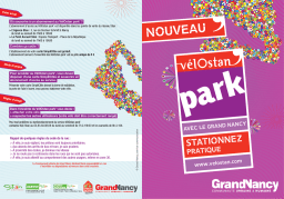 VélOstan VélOstan park Mode d'emploi