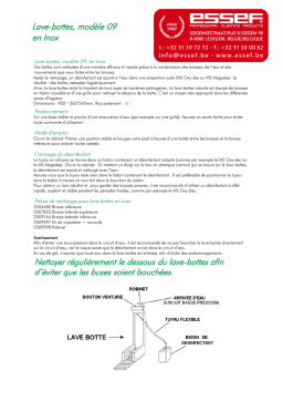 ESSEF 09 Lave-bottes: Chat IA & Téléchargement PDF