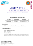 CTH VINITARTRE Manuel utilisateur