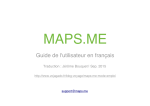 MAPS.ME Guide de l'utilisateur | AI Chat &amp; PDF