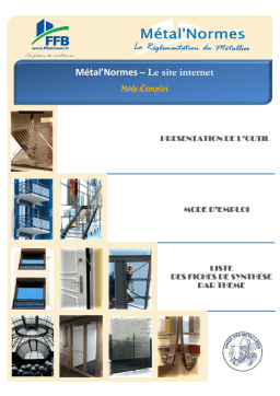 Métal'Normes : Mode d'emploi + Chat IA & PDF