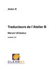 CLEARSY C/C++ Manuel utilisateur