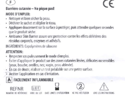 Ambiance Skin Barrier barrière cutanée Mode d'emploi