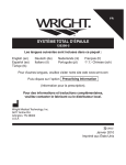 WRIGHT 126399-5 Manuel utilisateur