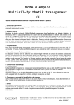 Multisil-Epithetik transparent : IA et PDF 