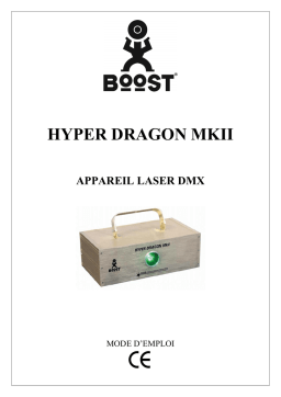 Boost HYPER DRAGON MKII Manuel utilisateur