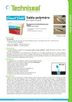 Techniseal Smart Sand Manuel utilisateur