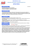 HTH SHOCK MINITAB Manuel utilisateur