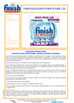 Finish Quantum Power&amp;Pure Manuel utilisateur