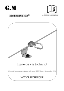 G.M DISTRIBUTION Ligne de Vie à Chariot : AI Chat & PDF