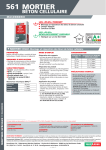 561 Mortier pour b&eacute;ton cellulaire | AI Chat &amp; PDF