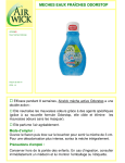 Airwick Eaux fra&icirc;ches Odorstop: AI Chat &amp; PDF