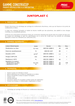 PROAS JUNTOPLAST C : Chat IA et téléchargement PDF