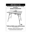 ROUSSEAU CO. 3350 Table pour d&eacute;fonceuse | AI Chat &amp; PDF