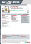 ParexGroup 322 LANKOFUGE MASSE Manuel utilisateur