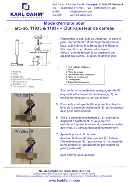 Karl Dahm 11935, 11937: Mode d'emploi + Chat IA
