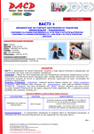 D.A.C.D BACTI+ Manuel utilisateur