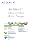 AGAPL 47 Extranet Manuel utilisateur