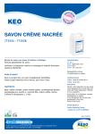 771524, 771528 Savon Cr&egrave;me Fiche Technique | AI Chat &amp; PDF Download