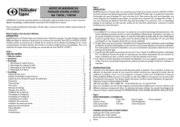 THUNDER TIGER AGUSTA A109K2 Manuel utilisateur