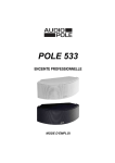 Audiopole POLE 533 Manuel utilisateur