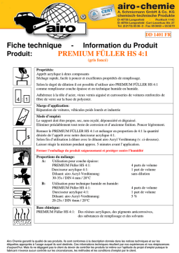PREMIUM FÜLLER HS 4:1 : Fiche Technique + Chat IA