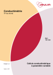 Cellule conductim&eacute;trique variables | AI Chat &amp; PDF