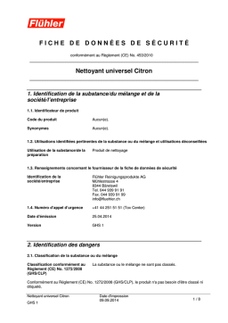 Citron Nettoyant universel : Chat IA & Téléchargement PDF