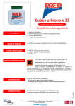 Prep cubes urinoirs X 40 : AI Chat &amp; PDF Download