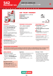 PAREXLANKO 542 PROLIJOINT SOL Manuel utilisateur