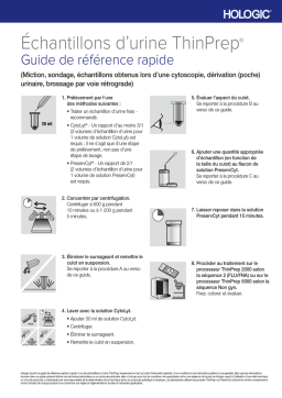 Échantillons d'urine ThinPrep : Guide Rapide + Chat IA