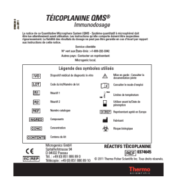 Téicoplanine QMS TEICO : Chat IA & Téléchargement PDF