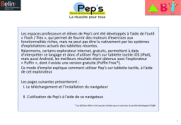 Pep's : Manuel d'Utilisation | Chat IA & PDF