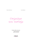 Eyrolles Organiser son mariage Manuel utilisateur