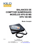 Kilotech KPS 68 MS, KPS 180 MS: Chat IA &amp; PDF