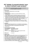 HG Nettoyant WC: Mode D'emploi + Chat IA et PDF