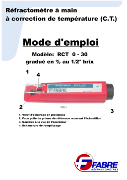 Manuel RCT 0-30 FABRE | Chat IA & Téléchargement PDF