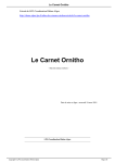 LPO carnet ornitho Manuel utilisateur