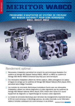 Meritor WABCO MBS-1, MBS-1P, MBS-2 : AI Chat & PDF