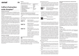 remel Streptex ZL55/R30951001 Mode d'emploi