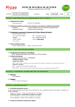 FLUXO 215 AEROSOL: Fiche de S&eacute;curit&eacute; + IA Chat