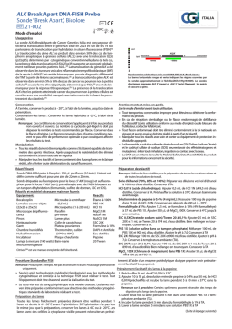 Mode d'emploi ALK Break Apart Sonde ADN-FISH + AI Chat & PDF Download
