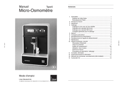 Type 6 Osmomètre Löser: Chat IA & Téléchargement PDF