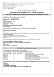 Fiche de s&eacute;curit&eacute; M5, M10, M28 + AI Chat &amp; PDF