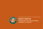 Billets Roland-Garros : Mode d'emploi + Chat IA