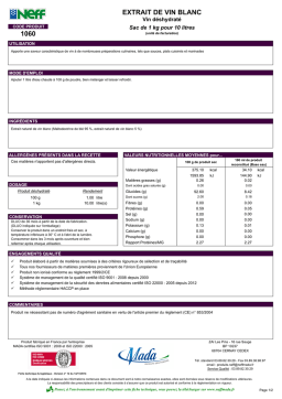 Neff Extrait de vin blanc Manuel utilisateur