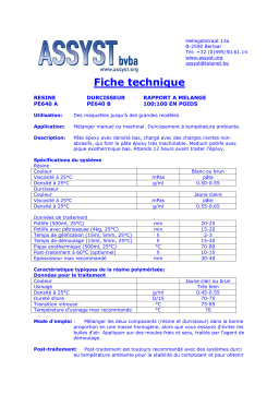 ASSYST PE640 A Manuel utilisateur