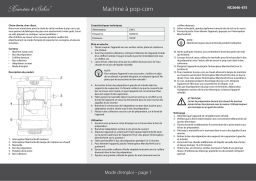 Rosenstein & Söhne NC3646 : Manuel Machine Pop-Corn | Chat IA & Téléchargement PDF